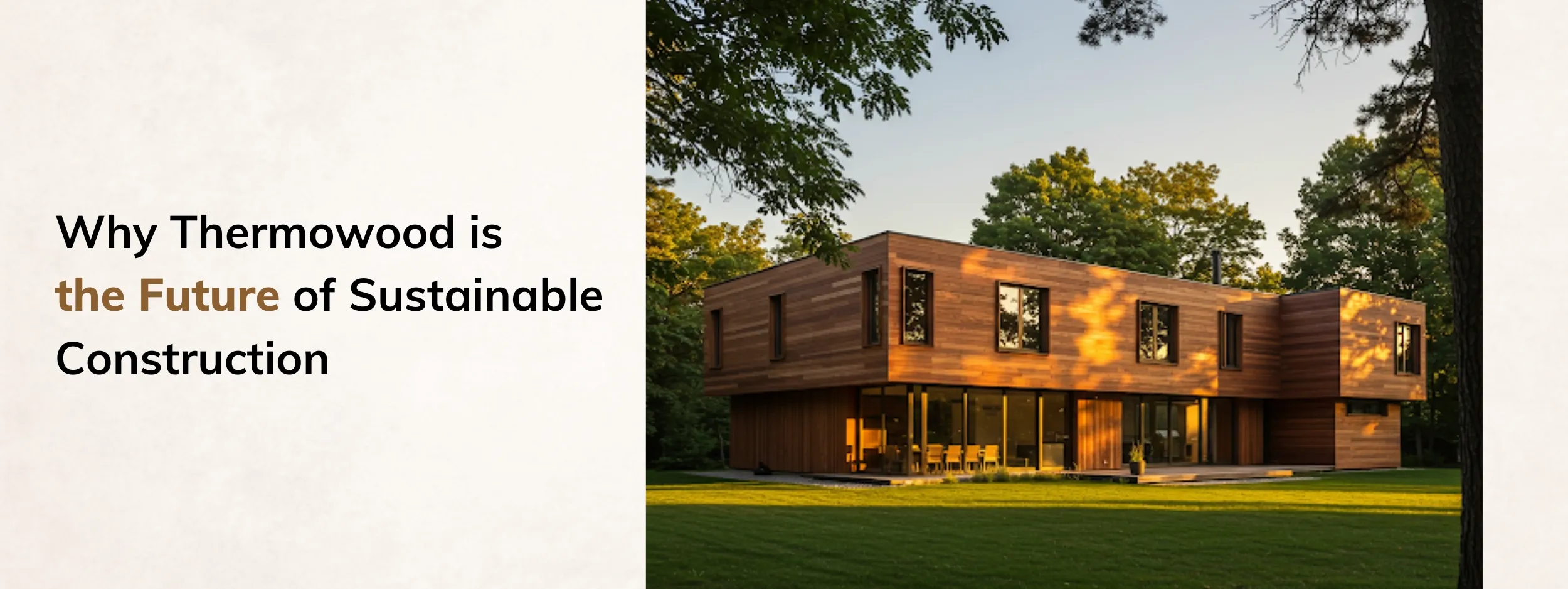 Why Thermowood is the Future of Sustainable Construction